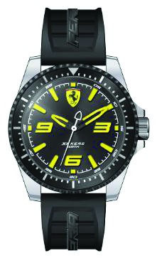 Ferrari Watch, XX KERS Quartz pánské, černo-žluté, 2019
