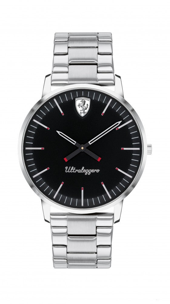 Ferrari Watch, Ultraleggero 2H Mens, Black-Silver, 2019