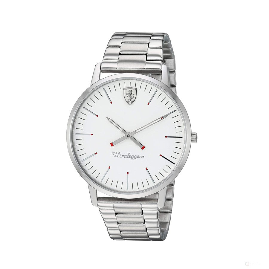 Ferrari Watch, Ultraleggero 2H pánské, bílo-stříbrné, 2019