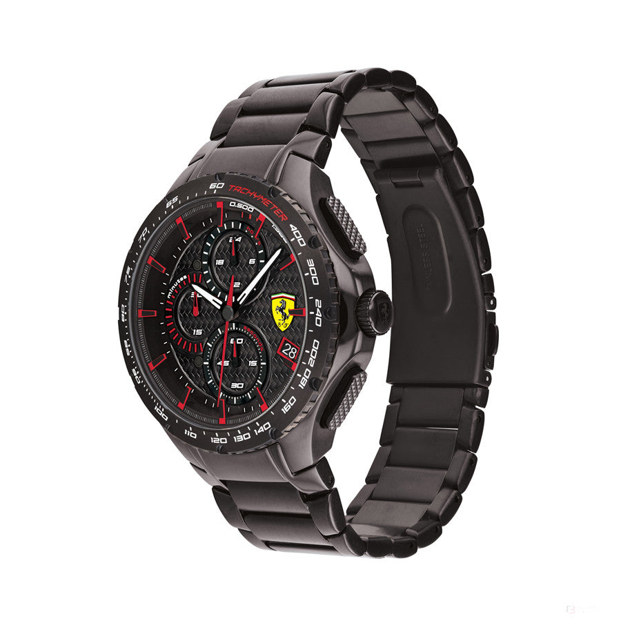 Ferrari Watch, Pista Chronograph SS Pánské, 44 mm, černé, 2020 - FansBRANDS®