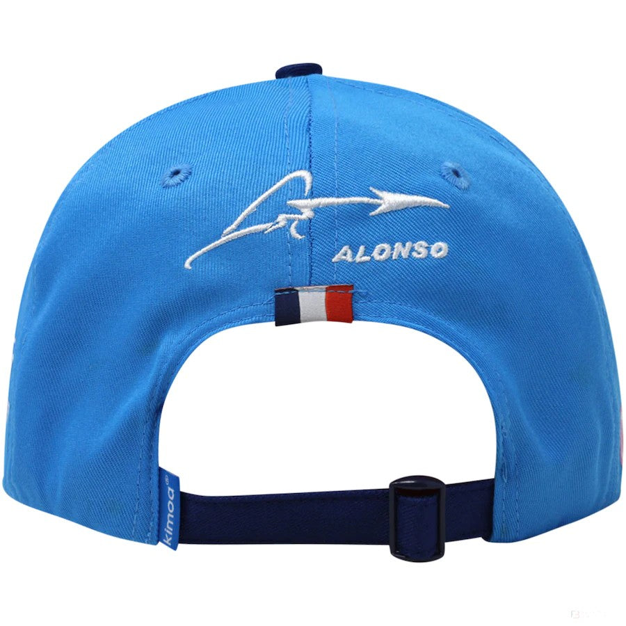 Alpská baseballová čepice, Fernando Alonso Kimoa GP Francie, modrá, 2022 - FansBRANDS®
