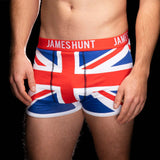 Spodní prádlo James Hunt, boxerky Union Jack – Double Pack, modrá, 2021 - FansBRANDS®