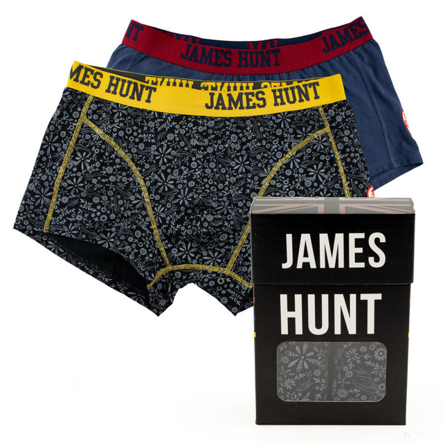Spodní prádlo James Hunt, sedmdesátá léta + 76 boxerek – dvojité balení, modré, 2021 - FansBRANDS®