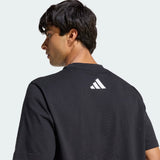Mercedes póló, Dna, grafické, adidas, černé, 2026