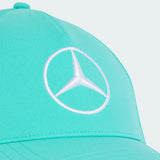 Mercedes čepice, tým, adidas, zelená, 2026