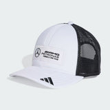Mercedes nákladní čepice, dlouhé logo, bílá 🔥
