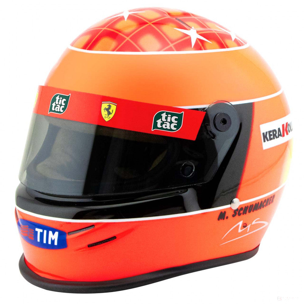 Michael Schumacher Mini Helmet Ferrari World Champion 2000