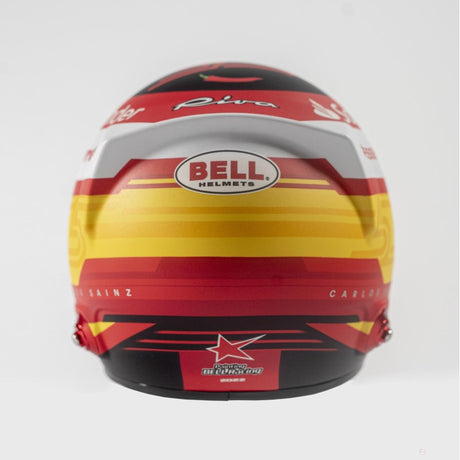 Carlos Sainz Mini Helmet v měřítku 1:2, 2022 - FansBRANDS®