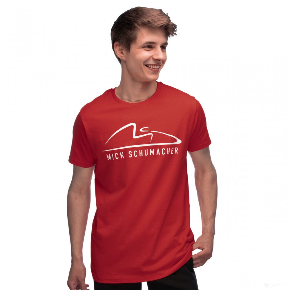Mick Schumacher T-Shirt, Speed Logo, Red - FansBRANDS®