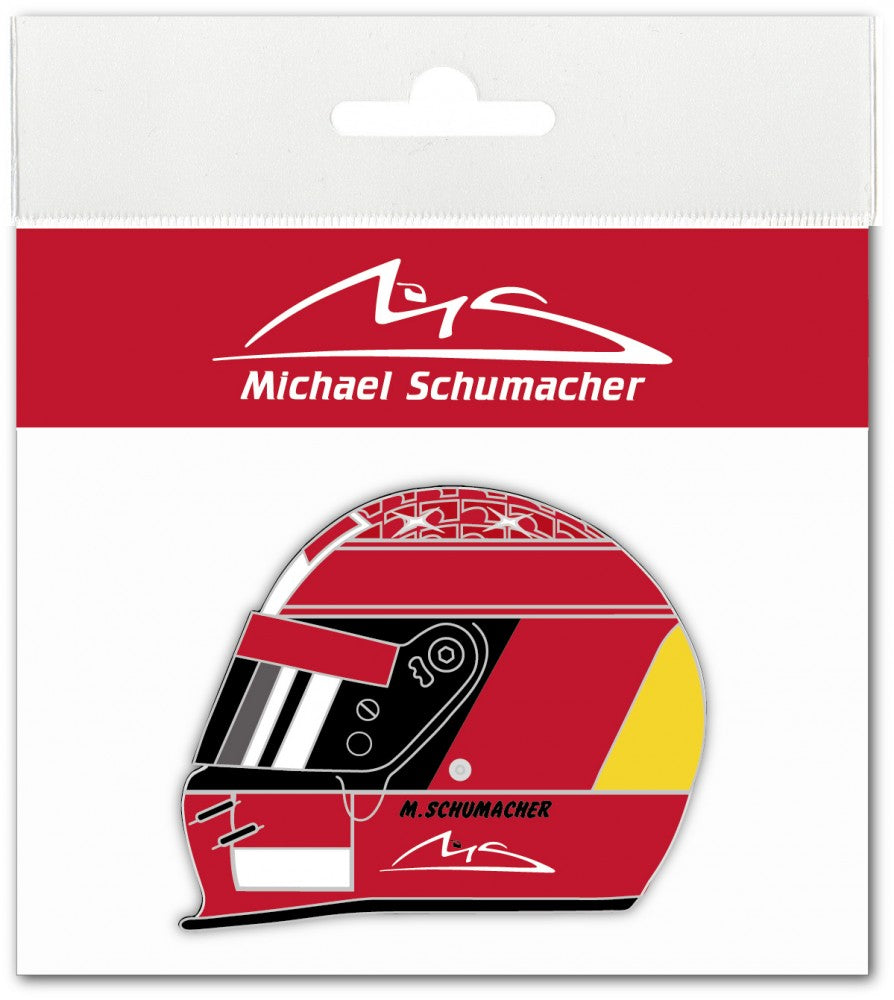 Nálepka Michaela Schumachera, Nálepka Helmet 2000, červená, 2018