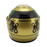 Mini přilba Michael Schumacher, měřítko 1:2, 2011 Spa, zlatá, 2020 - FansBRANDS®