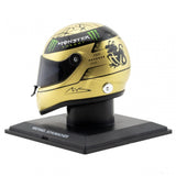 Michael Schumacher Spa 2011 gold helmet 1:4