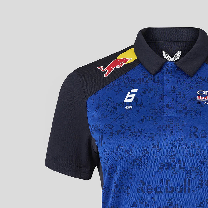 Red Bull polo pro ženy, tým Isack Hadjar, modrá, 2026