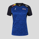 Red Bull tričko pro ženy, modré, s logem týmu a Max Verstappenem, 2026