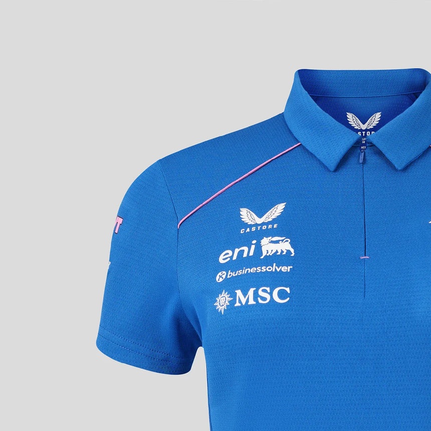 Alpine polo pro ženy, modrá, týmová, 2026