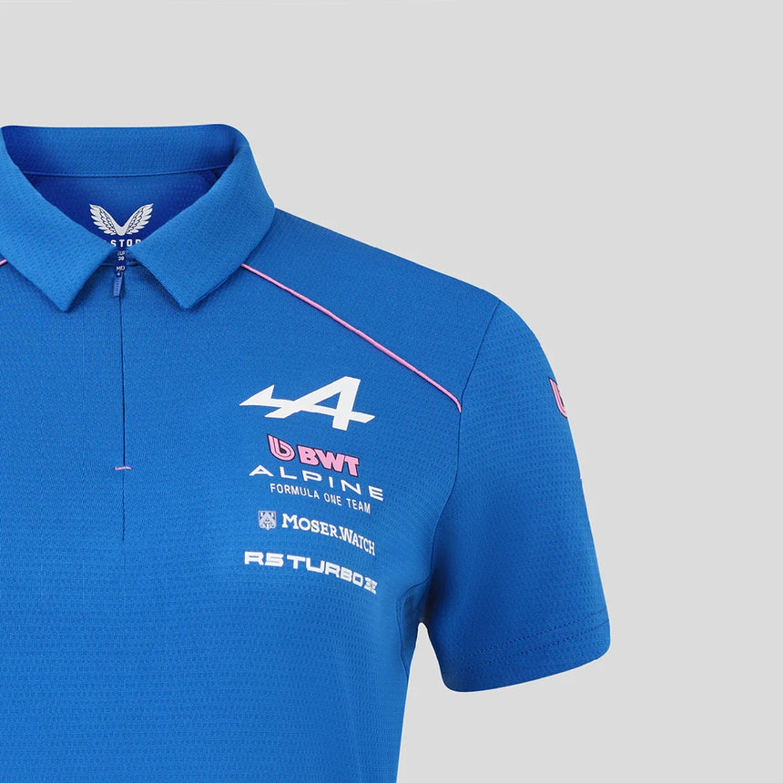 Alpine polo pro ženy, modrá, týmová, 2026