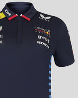 Red Bull tričko s límečkem, Castore, týmové, dámské, modrá, 2024 - FansBRANDS®