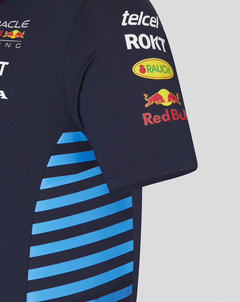 Red Bull tričko, Castore, týmové, dámské, modrá, 2024 - FansBRANDS®