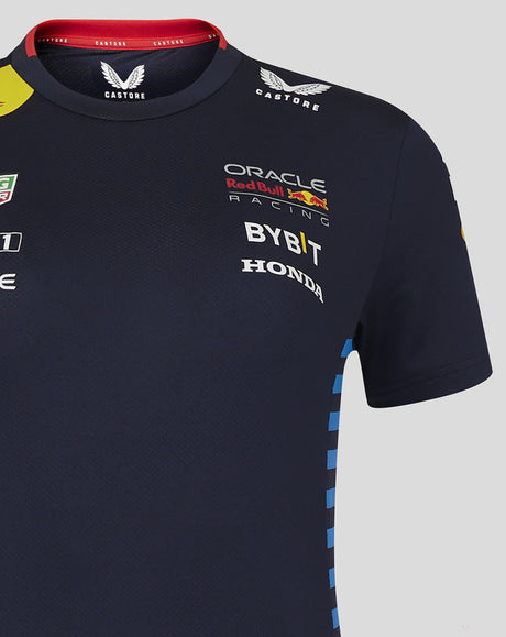 Red Bull tričko, Castore, týmové, dámské, modrá, 2024 - FansBRANDS®