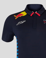 Red Bull tričko s límečkem, Castore, Max Verstappen, dámské, modrá - FansBRANDS®
