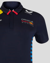 Red Bull tričko s límečkem, Castore, Max Verstappen, dámské, modrá - FansBRANDS®