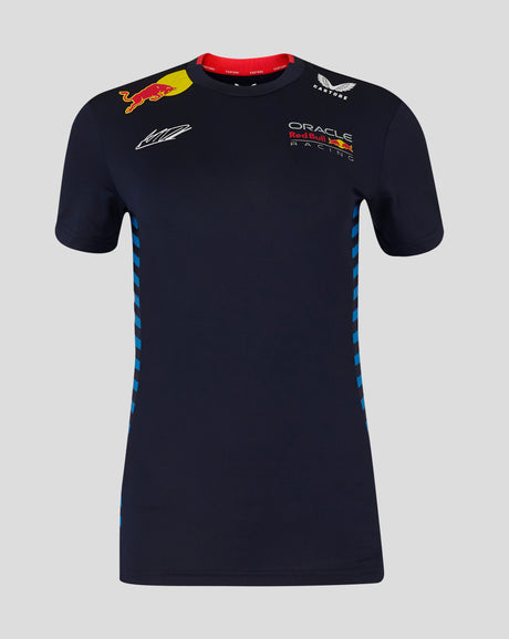 Red Bull tričko, Castore, Max Verstappen, dámské, modrá