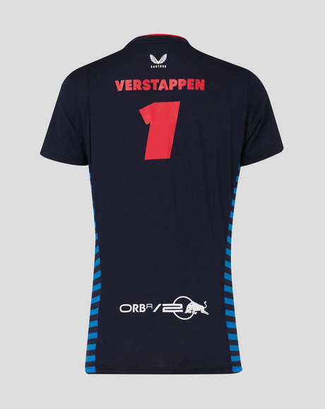 Red Bull tričko, Castore, Max Verstappen, dámské, modrá - FansBRANDS®
