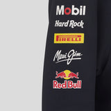 Red Bull dětská mikina s kapucí na zip po celé délce, modrá