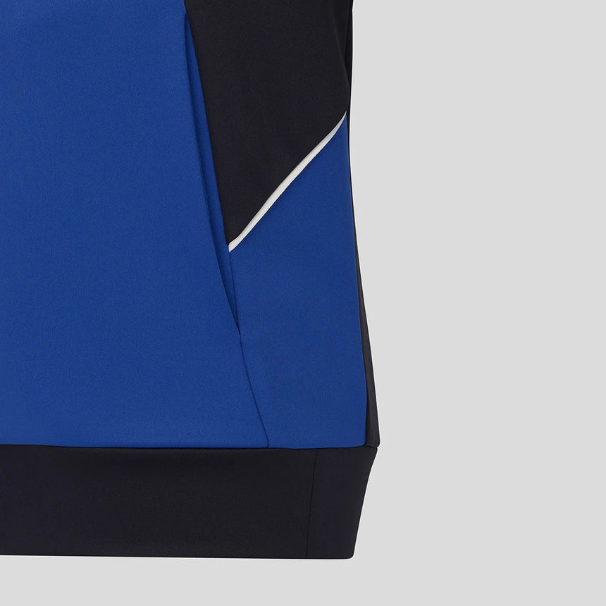 Red Bull dětská mikina s kapucí na zip po celé délce, modrá