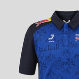 Red Bull polo pro děti, modrá, s motivem týmu Max Verstappen, 2026