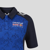 Red Bull polo pro děti, modrá, s motivem týmu Max Verstappen, 2026