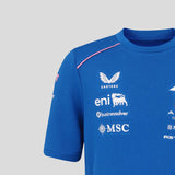 Alpine dětské tričko – týmové, modré, 2026