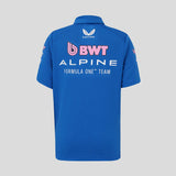 Alpine polo pro děti, modrá, tým Alpine F1, 2026