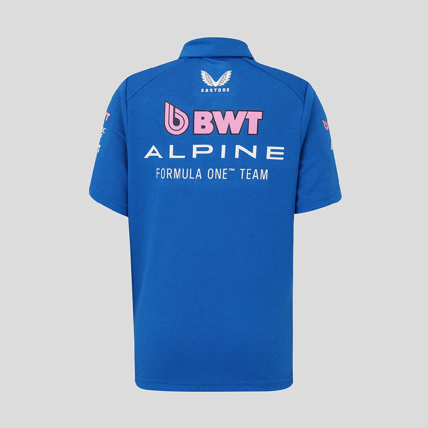 Alpine polo pro děti, modrá, tým Alpine F1, 2026