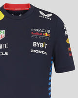 Red Bull tričko, Castore, týmové, dětské, modrá, 2024 - FansBRANDS®