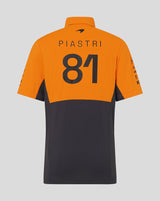 McLaren tričko s límečkem, Castore, Oscar Piastri, dětské, oranžový - FansBRANDS®