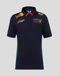 Red Bull tričko s límečkem, Castore, Max Verstappen, dětské, modrá - FansBRANDS®
