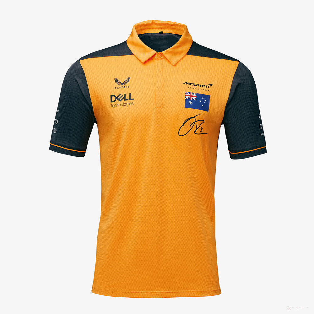 McLaren Polo, Daniel Ricciardo Team, Orange, 2022