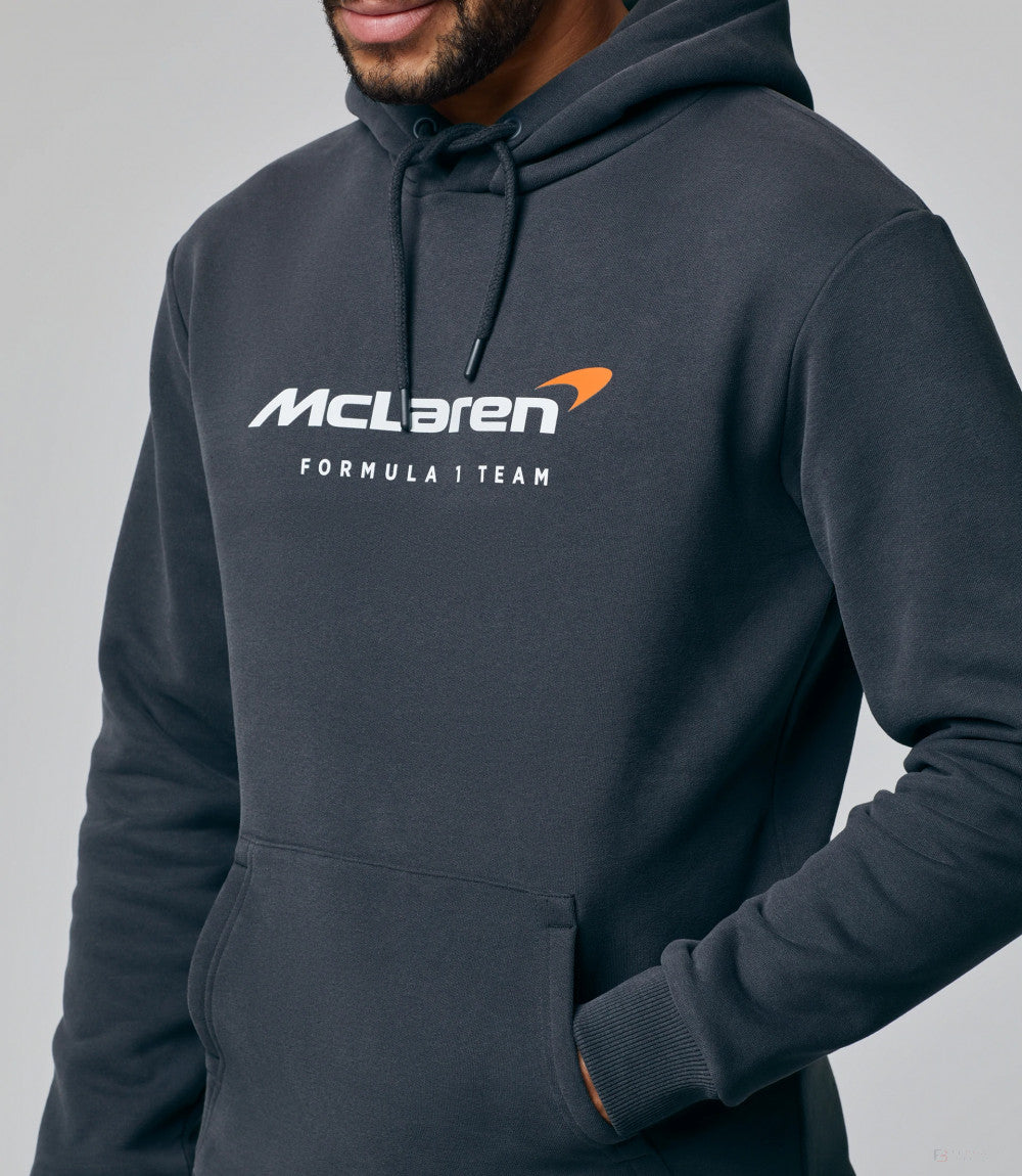Svetr McLaren, logo týmu, šedý, 2022 - FansBRANDS®