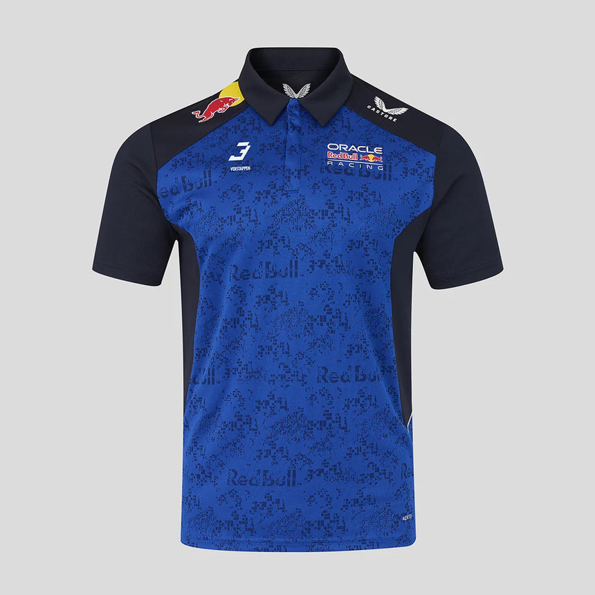 Red Bull polo týmu Max Verstappen, modrá