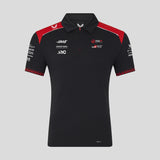 Haas F1 polo tričko černé