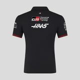 Haas F1 polo tričko černé