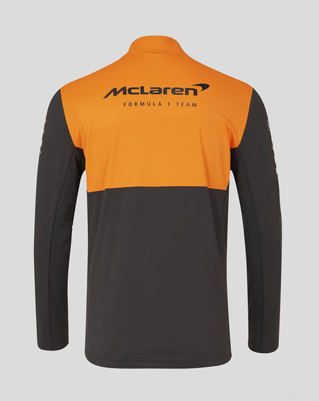 McLaren bunda, Castore, týmové, softshell, šedá, 2024