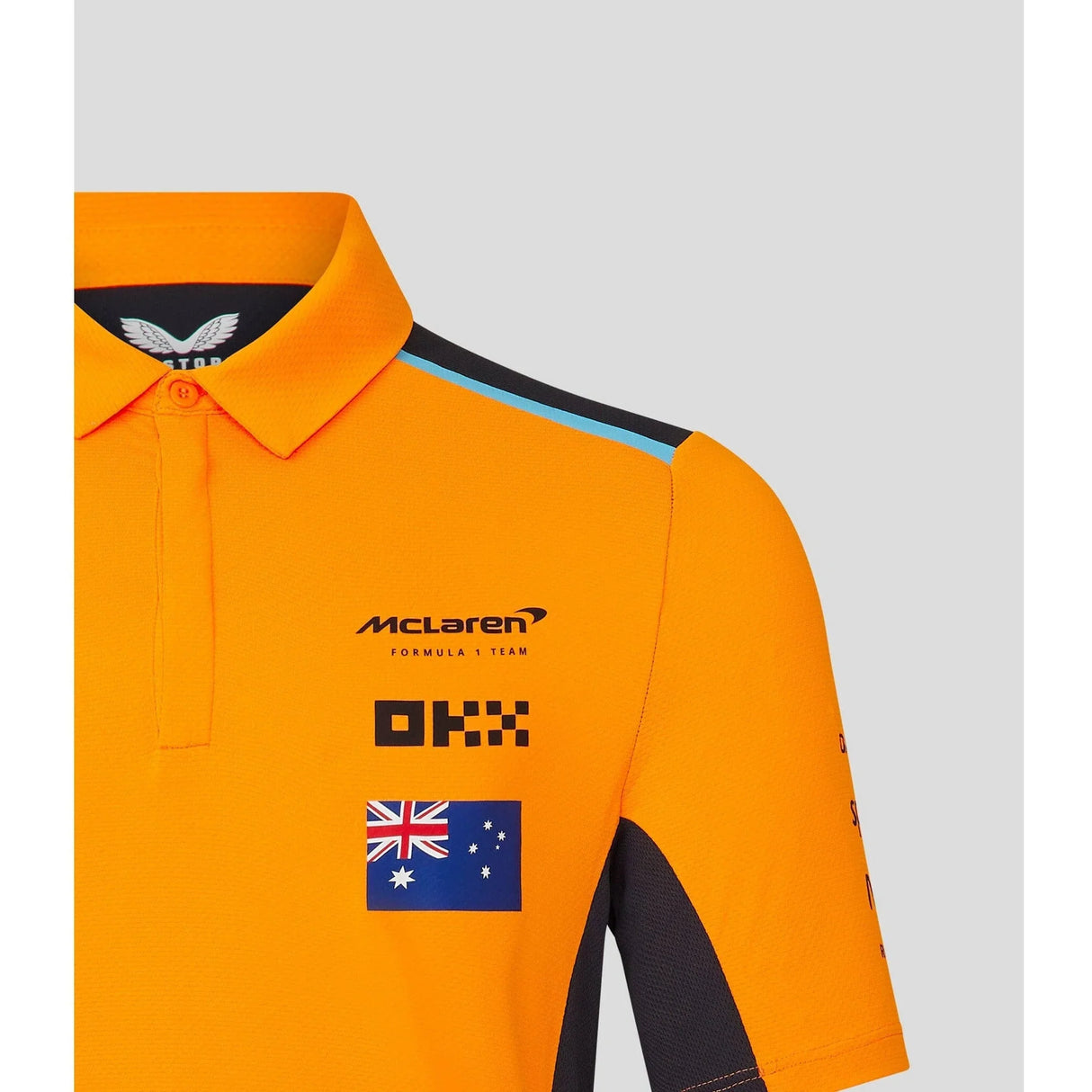 Polo McLaren, Castore, Oscar Piastri, orange