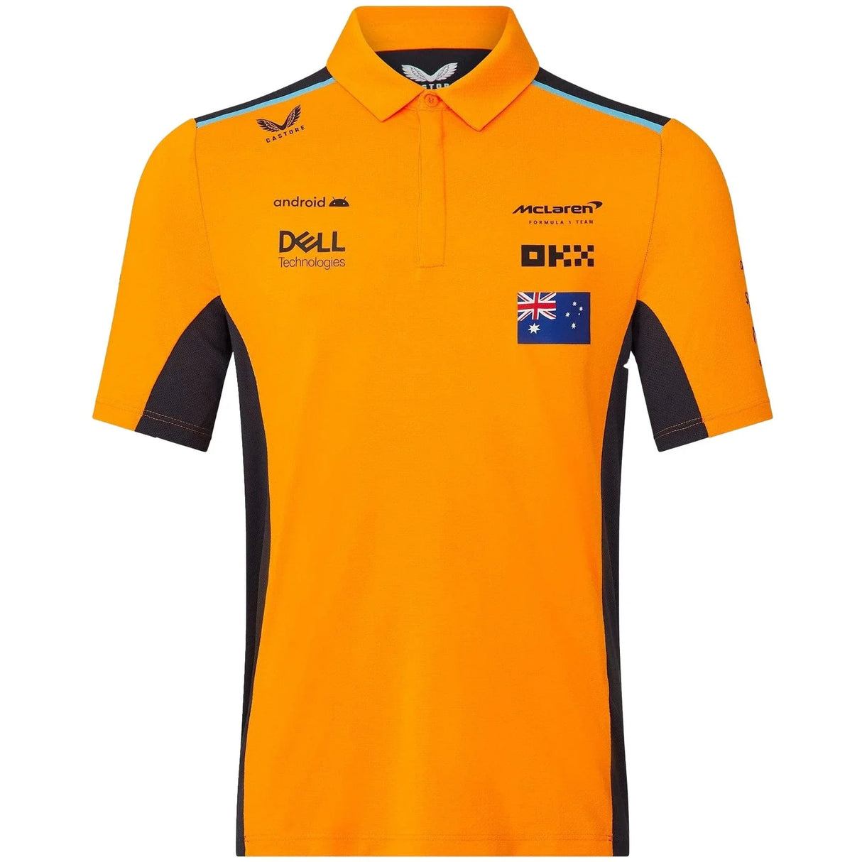 Polo McLaren, Castore, Oscar Piastri, orange