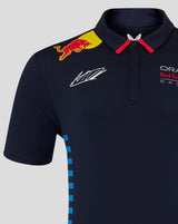 Red Bull tričko s límečkem, Castore, Max Verstappen, modrá - FansBRANDS®