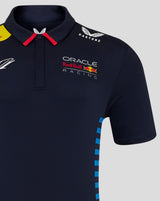 Red Bull tričko s límečkem, Castore, Max Verstappen, modrá - FansBRANDS®
