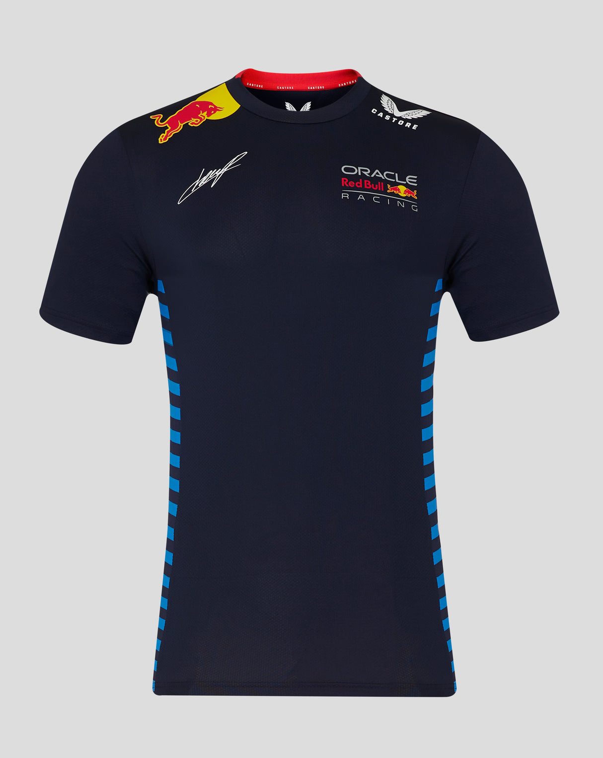 Red Bull tričko, Castore, Sergio Perez, modrá - FansBRANDS®