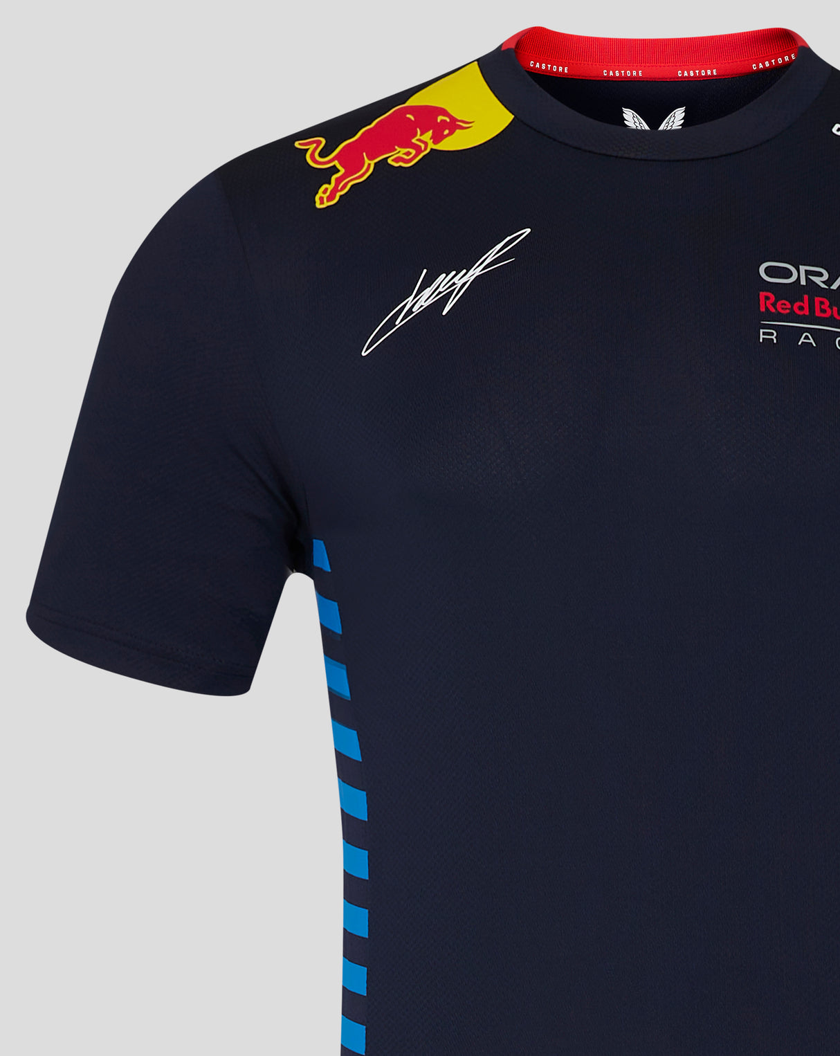 Red Bull tričko, Castore, Sergio Perez, modrá - FansBRANDS®