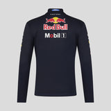 Red Bull mikina s krátkým zipem (quarter zip), modrá